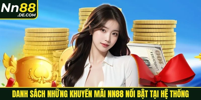 Khuyến Mãi NN88 Danh sách những khuyến mãi NN88 nổi bật tại hệ thống